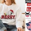 Snoopy Woodstock Peanuts Merry Christmas Shirt