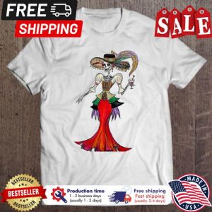 Steampunk Catrina day of the dead halloween shirt 5