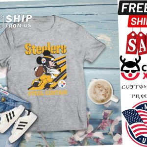 Steelers Mickey Mouse fan of American Football Shirt