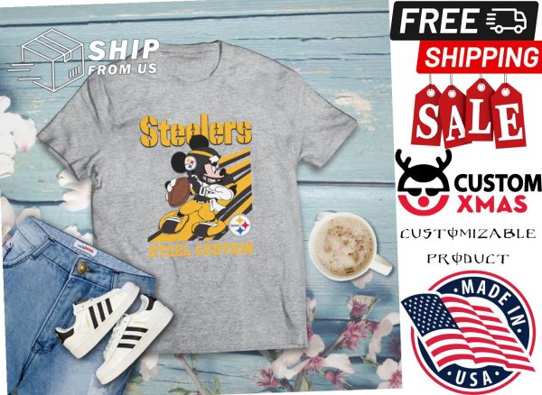 Steelers Mickey Mouse fan of American Football Shirt