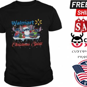 Stitchs Walmart christmas spirit shirt
