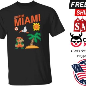 Super Miami Stickerzbyab Store Shirt