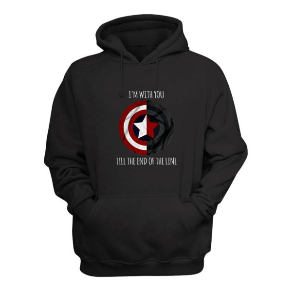 Captain America I’m With You Till The End OF The Line Hoodie