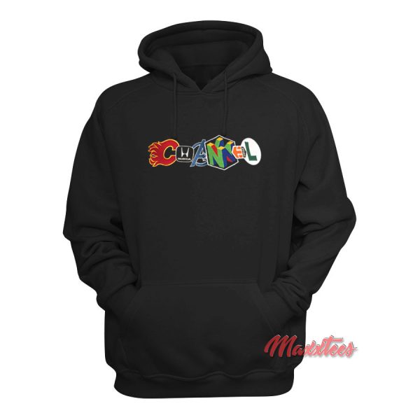 Chanel Mixed Logo Parody Hoodie