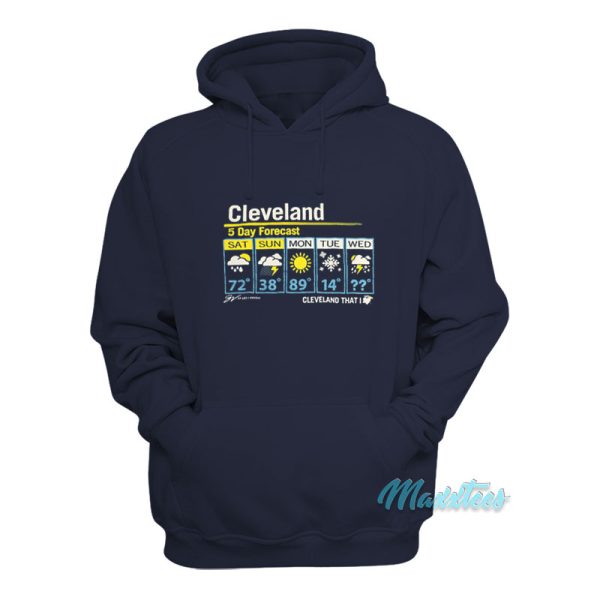 Cleveland 5 Day Forecast Hoodie