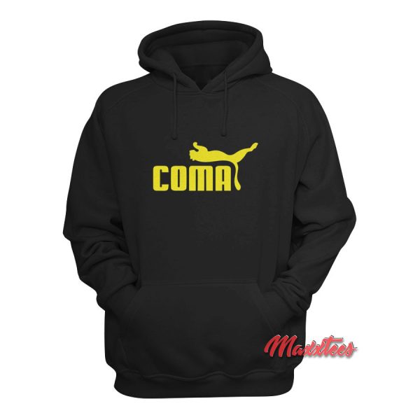 Coma Funny Logo Parody Hoodie