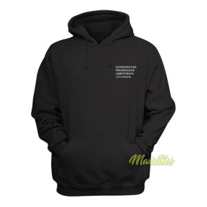 Conservative Progressive Libertarian Bitcoiner Hoodie 1