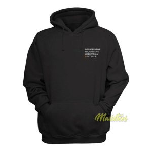 Conservative Progressive Libertarian Bitcoiner Hoodie 2