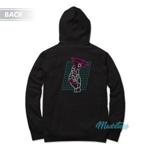 Cyberpunk Bartender Action Last Call Track Hoodie 3