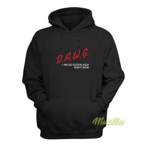 DAWG Im So Fuckin High Right Now Hoodie 1