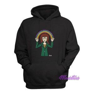 Daria I Hate Everybody Hoodie 1