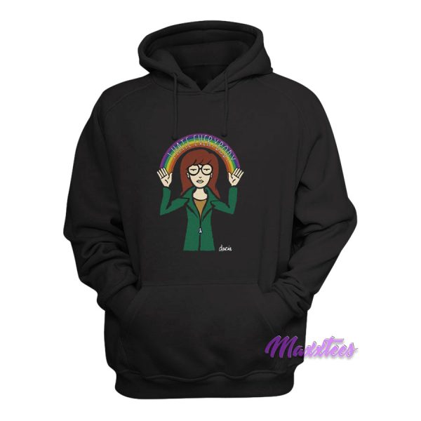 Daria I Hate Everybody Hoodie