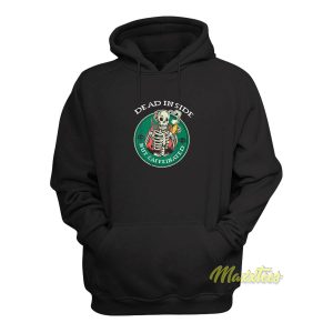 Dead Inside But Caffeinated Caffeine Hoodie 1