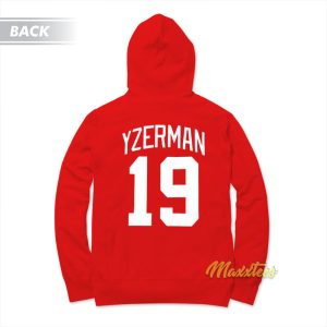 Detroit Red Wings Steve Yzerman Hoodie 1 Detroit Red Wings Steve Yzerman Hoodie 2