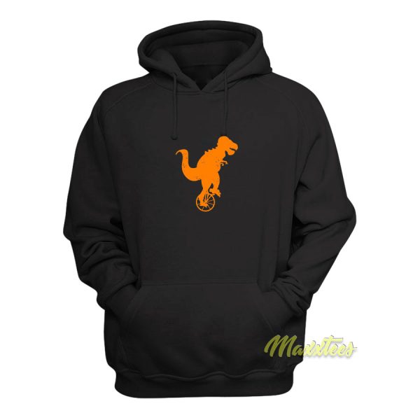 Dinosaur Unicyclist Hoodie