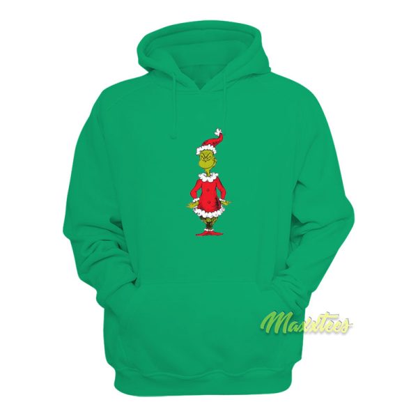 Dr Seuss Grinch Santa Hoodie