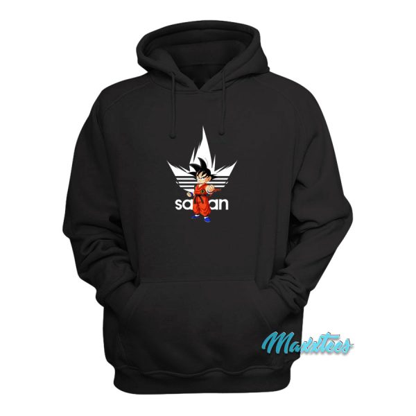 Dragon Ball Z Kid Goku Adidas Parody Hoodie