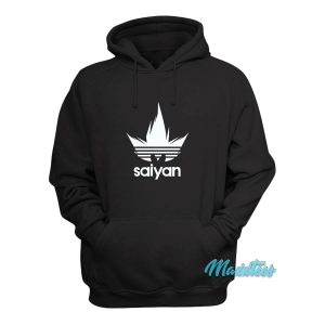 Dragon Ball Z Saiyan Adidas Parody Hoodie 1