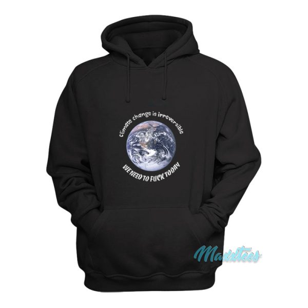 Earth Climate Change Is Irreversible Hoodie