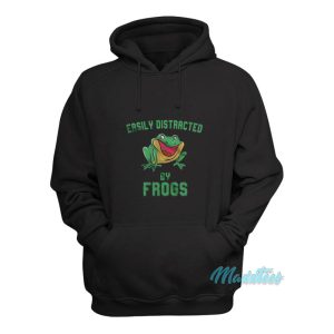 Easily Distracted By Frogs Hoodie 1