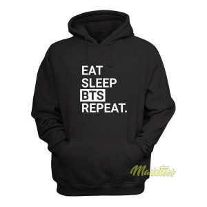 Eat Sleep BTS Repeat Hoodie 2