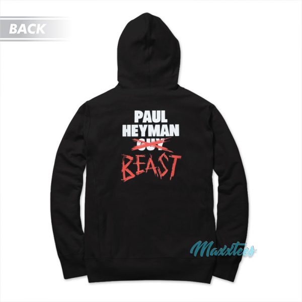 Eat Sleep Break The Streak Paul Heyman Beast Hoodie