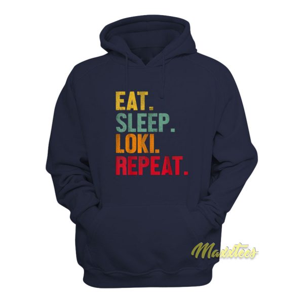 Eat Sleep Loki Repeaty Hoodie