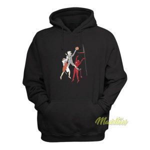 Einstein Dunks on Jesus and Devil Hoodie 1