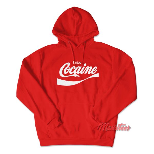 Enjoy Cocaine Coca-cola Parody Hoodie