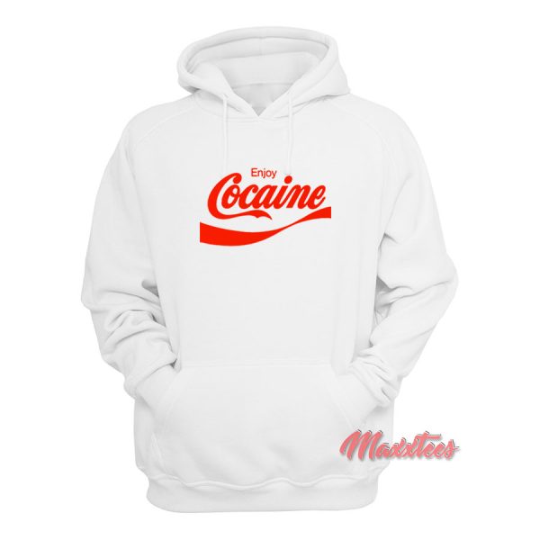 Enjoy Cocaine Coca-cola Parody Hoodie