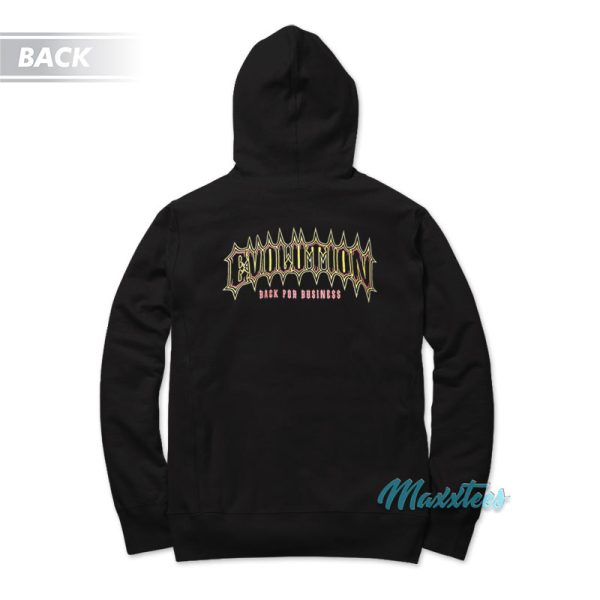 Evolution Back For Business Hoodie