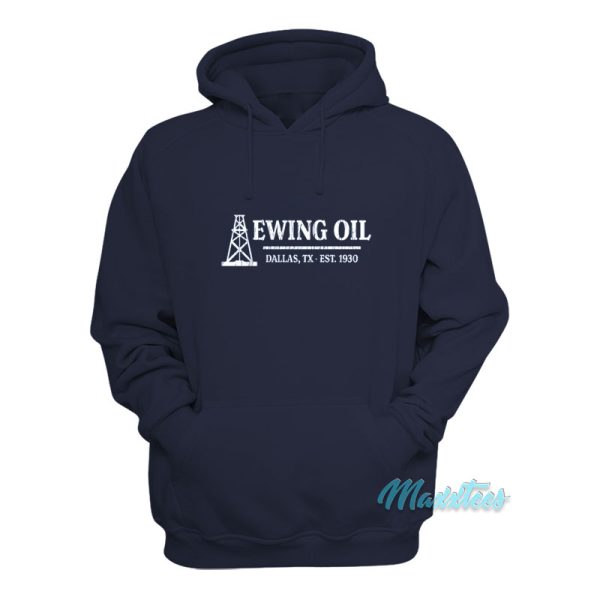 Ewing Oil Dallas Tx Est 1930 Hoodie