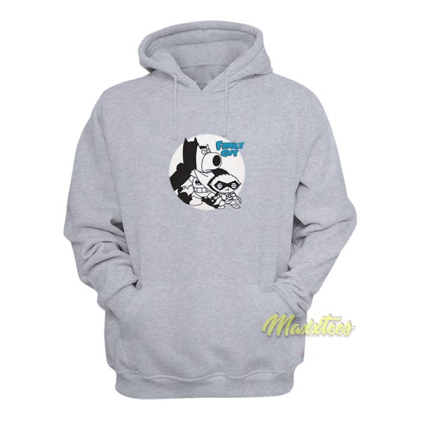 Family Guy Brian and Stewie Batman Hoodie