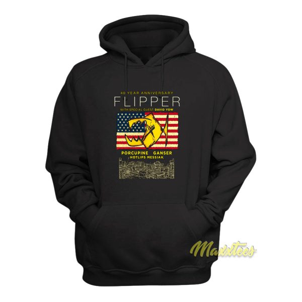 Flipper Band 40th Anniversary David Yow Hoodie