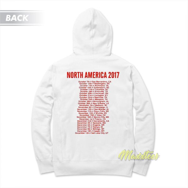 Foo Fighters 2017 North American World Tour Hoodie