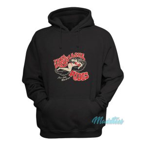 Free Moustache For The Ladies Rides Hoodie 1