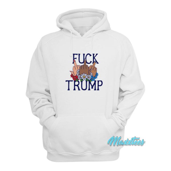 Fuck Trump Middle Finger Hoodie