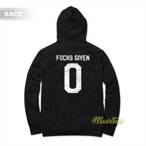 Fucks Given 0 Hoodie 1