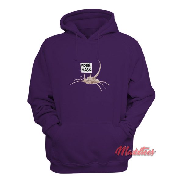 Funny Free Mask Alien Vs Predator Hoodie