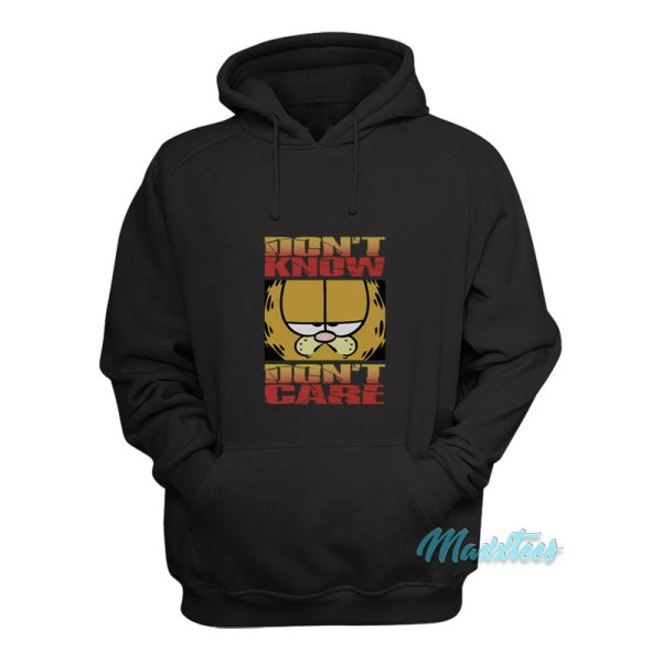 Garfield Don’t Know Don’t Care Hoodie