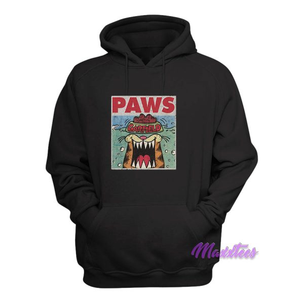 Garfield Paws Jaws Parody Hoodie