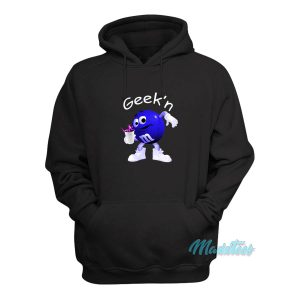 Geekn Blue MampM Hoodie 1