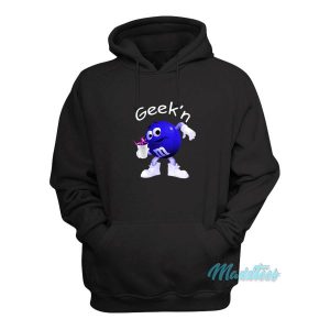 Geekn Blue MampM Hoodie 2