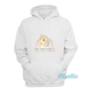 Go To Hell Unicorn Rainbow Hoodie 1