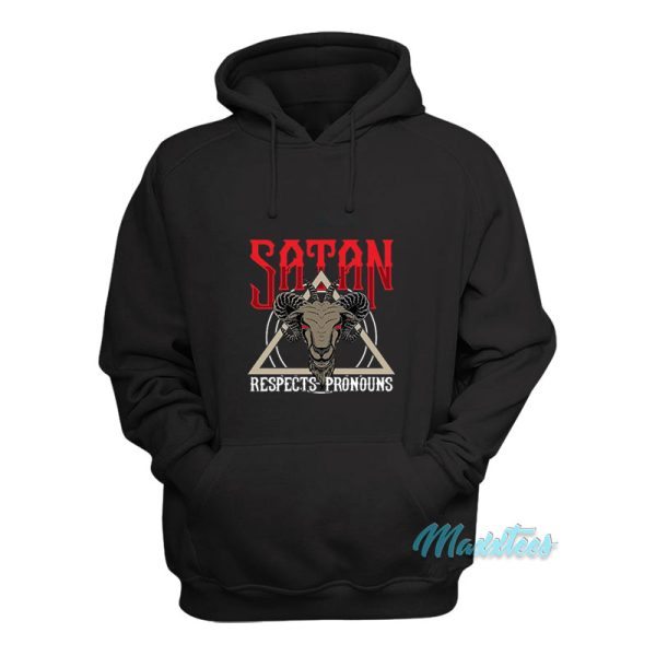 Goat Satan Respects Pronouns Hoodie