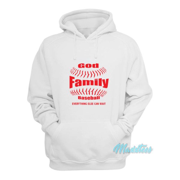 God Family Baseball Hoodie