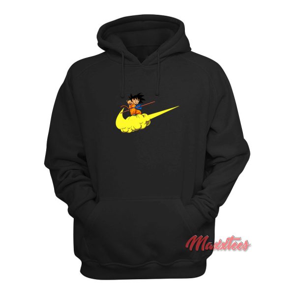 Goku Riding Kinton Cloud Swoosh Dragon Ball Hoodie