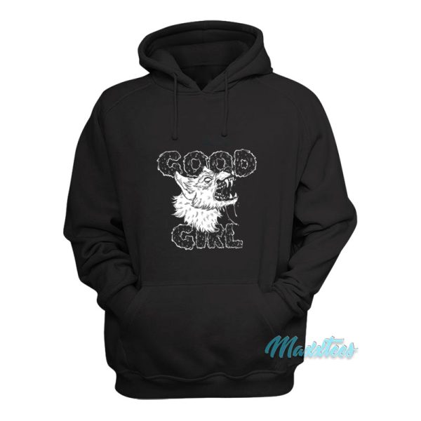 Good Girl Black Women’s Flowy Muscle Hoodie