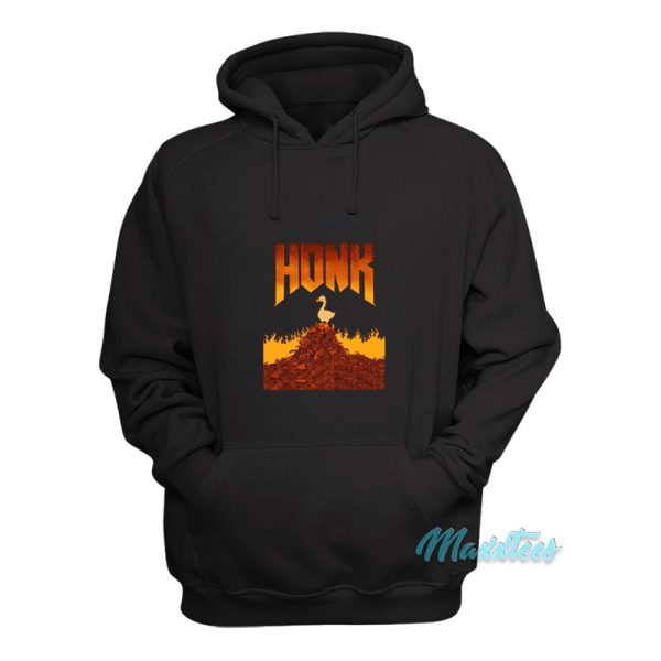 Goose Game Honk Fire Hoodie