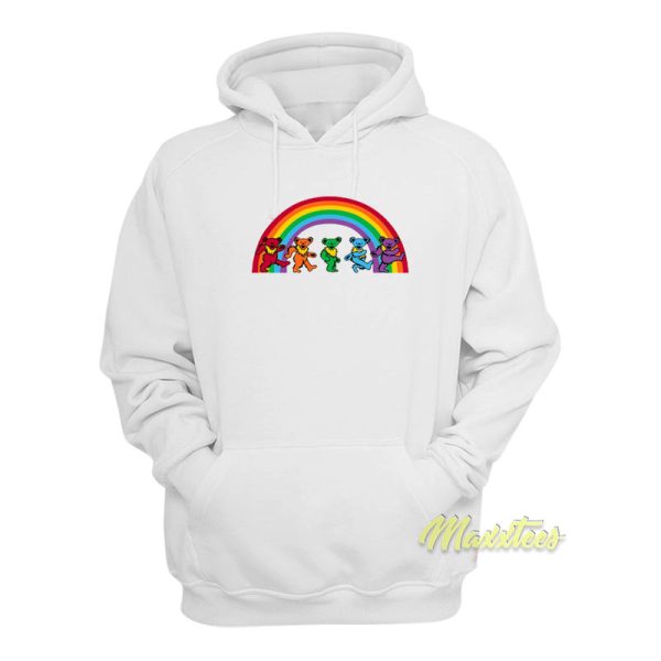 Grateful Dead Rainbow Dancing Bears Hoodie